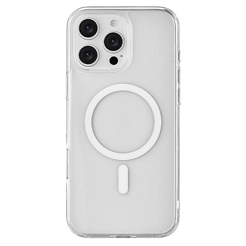 Чехол uBear Real Mag Case для iPhone 16 Pro, усиленный, прозрачный