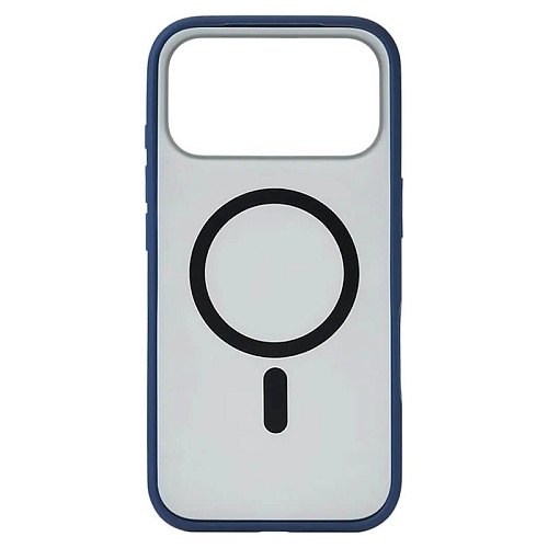 Чехол iPhone 17 Pro uBear Cloud Mag Case, MagSafe, синий