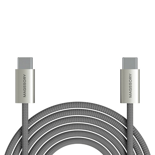 Кабель Magssory Line C 60W 2.4m USB-C Cable, титановый