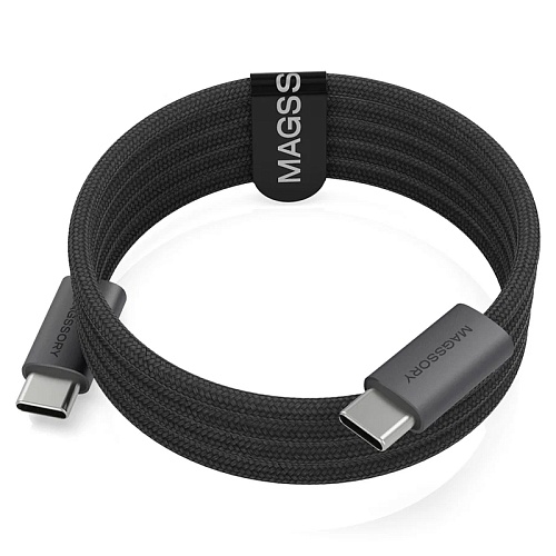 Кабель Magssory Line C 60W 2.4m USB-C Cable, темно-серый