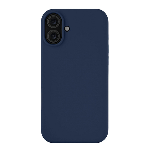 Чехол uBear Touch Mag Case iPhone 16 Plus, софт-тач, темно-синий