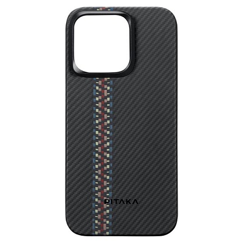 Чехол iPhone 14 Pro Pitaka MagEZ Case 4 Rhapsody, кевлар