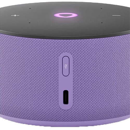 Яндекс станция Мини 3 с часами, фиолетовый