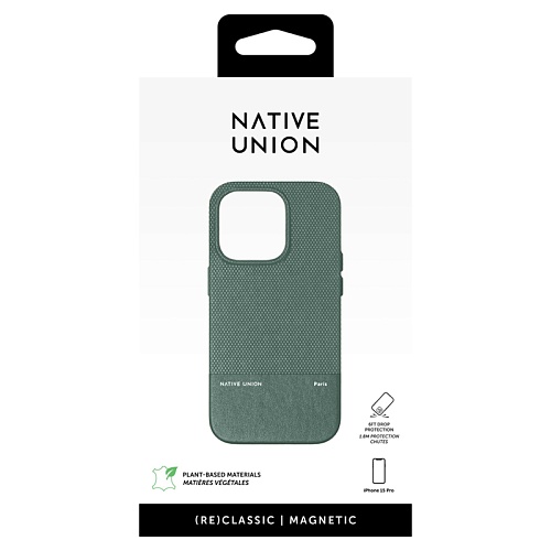 Чехол iPhone 15 Pro Native Union Classic Case, зеленый