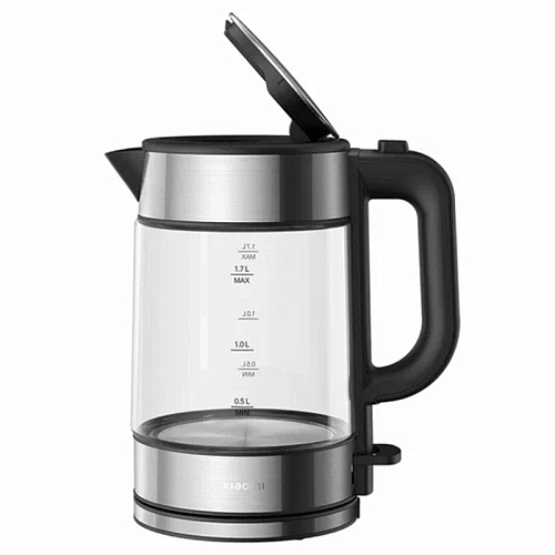 Электрический чайник Xiaomi Electric Glass Kettle RU, черный