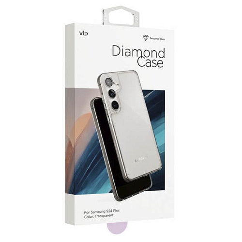 Чехол Samsung S24 Plus "vlp" Diamond Case, прозрачный