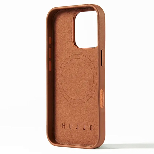 Чехол Mujjo Leather Case Apple iPhone 16 Pro MagSafe, tan