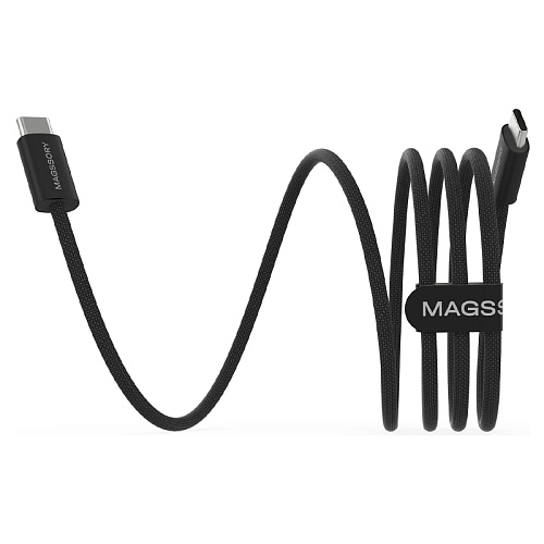 Кабель Magssory Line C 60W USB-C, 1,5м, черный