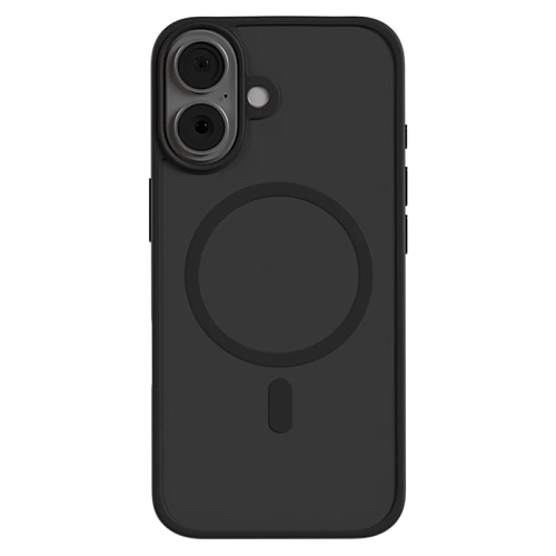 Чехол iPhone 17 AceCase Soft Rim, черный