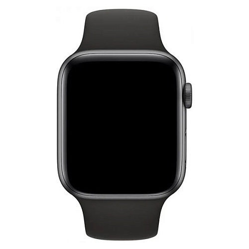 Спортивный ремешок Apple Watch 38/40mm, силиконовый, Black