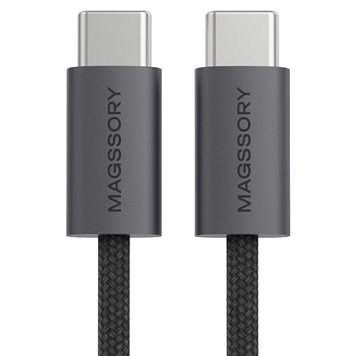 Кабель Magssory Line C 60W 2.4m USB-C Cable, темно-серый