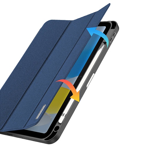 Чехол iPad 10 (2022) 10.9" Dux Ducis Domo Series, синий