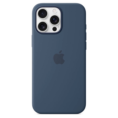 Чехол iPhone 16 Pro Max Silicone MagSafe, Denim