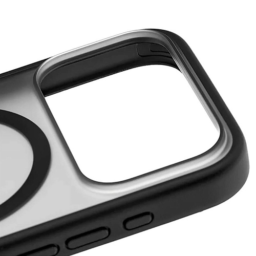 Чехол iPhone 17 Pro uBear Cloud Mag Case, MagSafe, черный