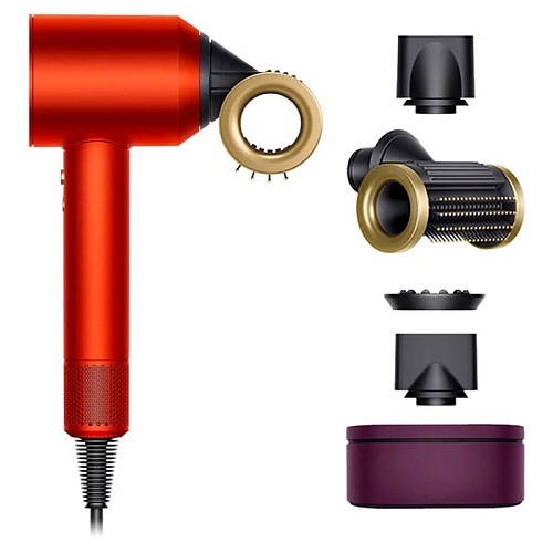 Фен Dyson Supersonic HD15, оранжевый топаз (футляр)