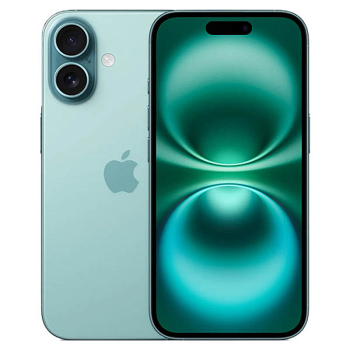 iPhone 16, 256 ГБ, бирюзовый