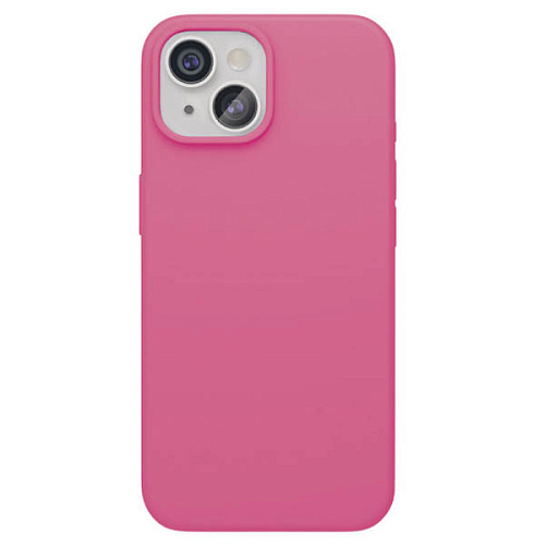 Чехол iPhone 14/15 "vlp" Aster Case MagSafe, неоновый розовый