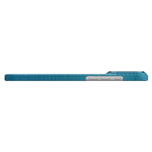 Чехол iPhone 17 Pro Max Pitaka Ultra-Slim Case, ясный голубой