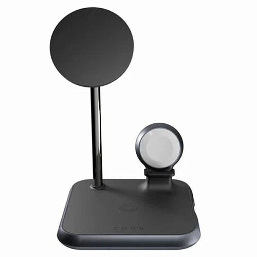 Беспроводная зарядная станция ZENS Magnetic + Watch Wireless Charger (4в1)