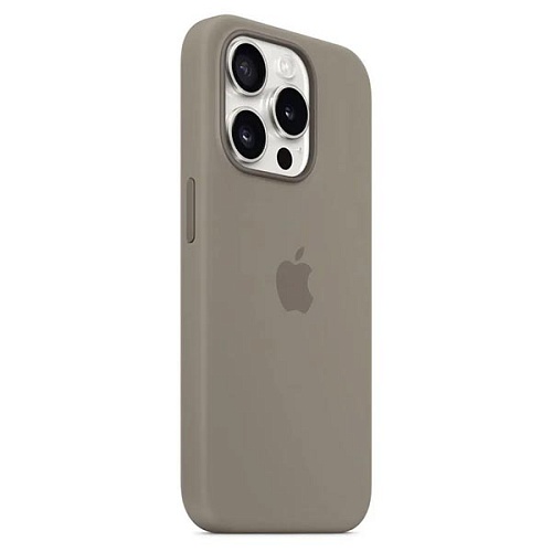 Чехол накладка для iPhone 15 Pro 6.1" Silicone Case Clay