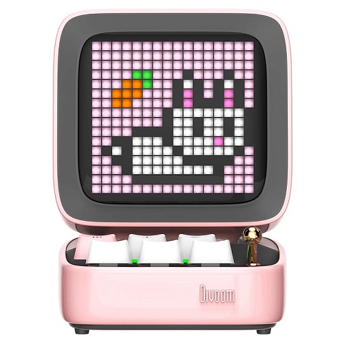 Беспроводная колонка Divoom Ditoo Pro, розовый