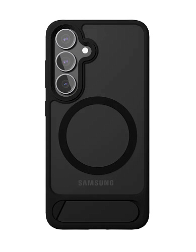Чехол защитный VLP Reels Case с MagSafe для Samsung S25, черный