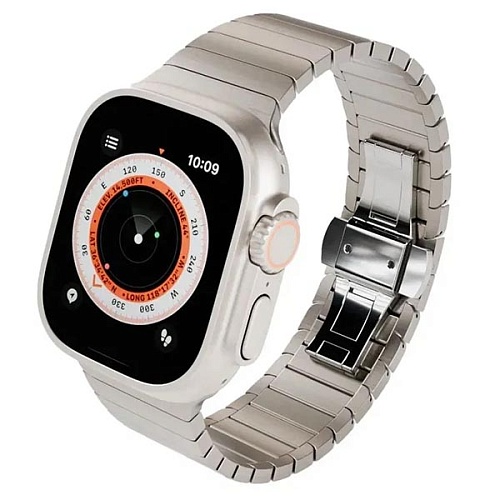Ремешок "vlp" Titanium Band для Apple Watch 42/44/45/49, серый