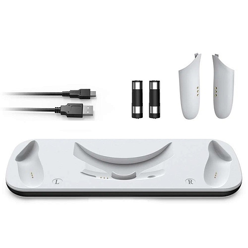 Зарядная док-станция для VR-гарнитуры Meta Quest 3, белая