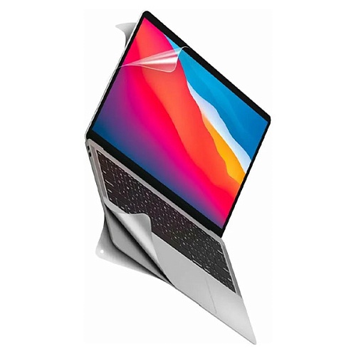 Защитная плёнка MacBook Air 13 (2018-2021) MOCOLL (5 в 1), серебристый