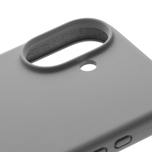 Чехол iPhone 17 uBear Touch Mag Case, MagSafe, светло-серый