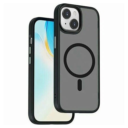 Чехол iPhone 15 Gurdini Shockproof Magsafe, черный