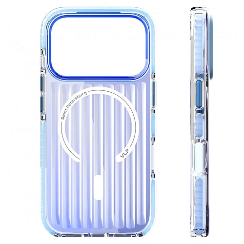 Чехол iPhone 17 Pro Max VLP Pulse Case с MagSafe, синий