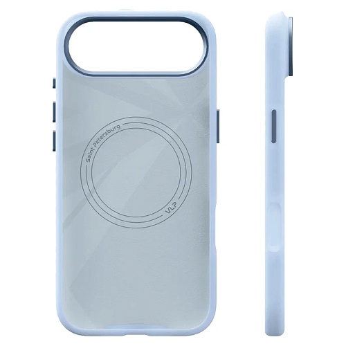 Чехол VLP Aster Pro Case с MagSafe для iPhone Air, голубой
