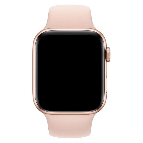 Спортивный ремешок Apple Watch 42/44mm, силиконовый, Pink Sand
