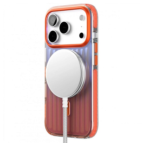 Чехол iPhone 17 Pro VLP Pulse Case с MagSafe, оранжевый