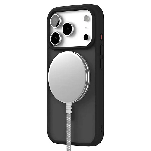 Чехол iPhone 17 Pro Max VLP LITE Bloom Case с MagSafe, черный