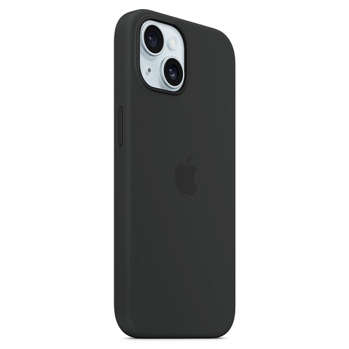 Чехол iPhone 15 Plus Silicone MagSafe Black