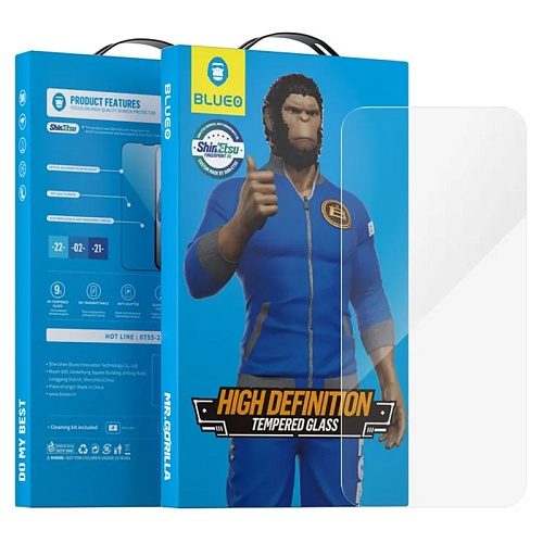 Защитное Стекло iPhone 16 BlueO Clear HD, глянец