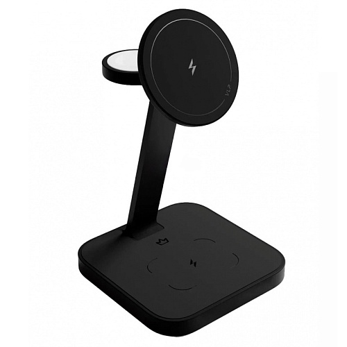 Беспроводное зарядное устройство "vlp" Unity Power 3 in 1 для Apple, черный