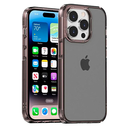 Чехол iPhone 14 Pro Max Gurdini Alba Smok Transparent Protective