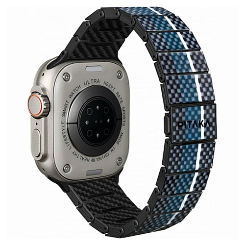 Браслет PITAKA Poetry of Things Chromacarbon Band для Apple Watch 38/40/41/42/44/45/49mm, Moon