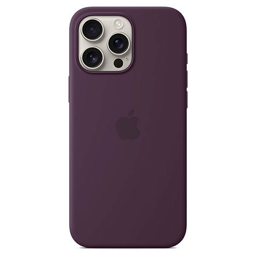 Чехол iPhone 16 Pro Max Silicone MagSafe, Plum