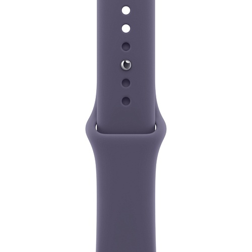 Apple Watch Series 11, 46 мм, корпус алюминий серебристый, Sport Band фиолетовый