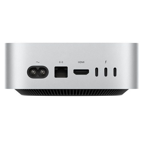 Mac Mini 2024 (M4) 16 ГБ, 256 ГБ SSD, серебристый