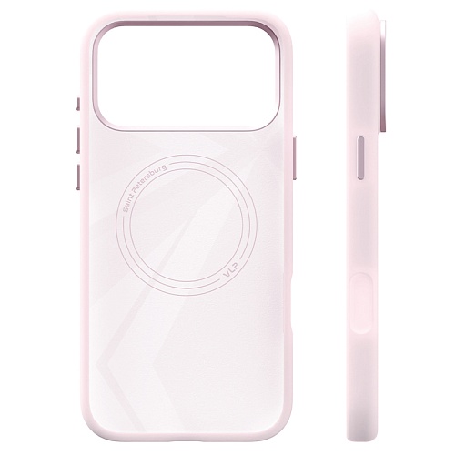 Чехол iPhone 17 Pro VLP Aster Pro Case с MagSafe, розовый