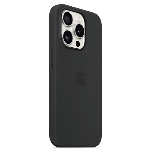 Чехол iPhone 15 Pro Max Silicone MagSafe Black