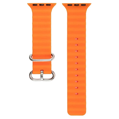 Ремешок Gurdini Ocean Band для Apple Watch 42/44/45/49мм, оранжевый