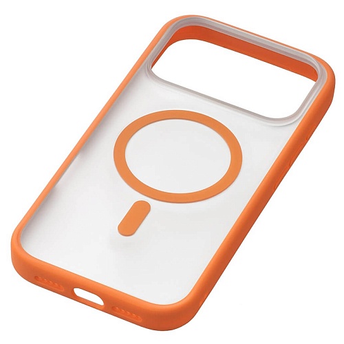 Чехол iPhone 17 Pro uBear Cloud Mag Case, MagSafe, оранжевый