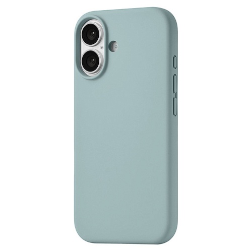 Чехол iPhone 17 uBear Touch Mag Case, MagSafe, холодная мята