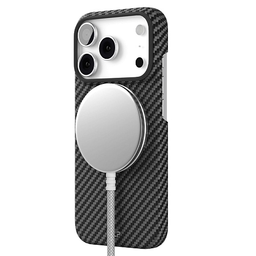 Чехол iPhone 17 Pro VLP Kevlar Case с MagSafe, черный